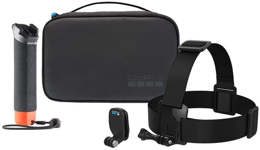 Go Pro Adventure Kit Includes The Handler (Floating Hand Grip), Head Strap + QuickClip, and Compact Case - Official GoPro Accessory (AKTES-002)