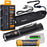 Fenix PD36R 1600 Lumen USB rechargeable CREE LED tactical Flashlight with EdisonBright charging cable carry case bundle