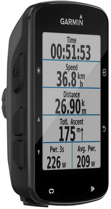 Garmin Edge 520 Plus Cycling GPS/GLONASS (010-02083-00) with Bike Mount Edge, Bike Frame Cell Phone Mount, Tempered Glass Screen Protector & 1 Year Extended Warranty