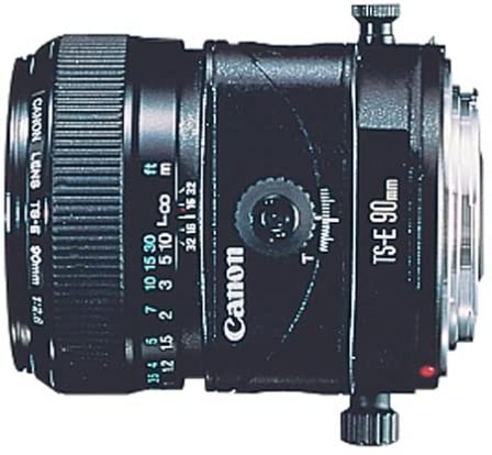 Canon TS-E 90mm f/2.8 Tilt Shift Lens for Canon SLR Cameras, Black - 2544A003