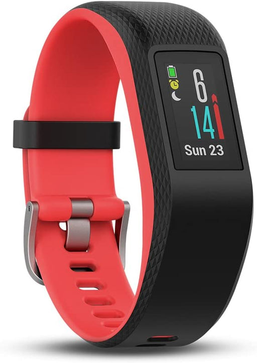 Garmin Vivosport Smart Activity Tracker with Wrist-Based Heart Rate and GPS - Pink (Fuchia), Small