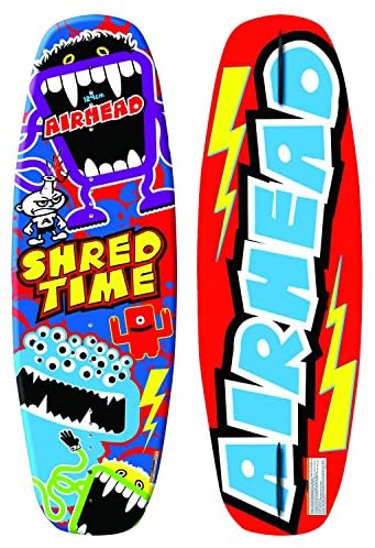 Airhead SHRED TIME WAKEBOARD, Red, Blue, Yellow, Green, Purple (AHW-1030)