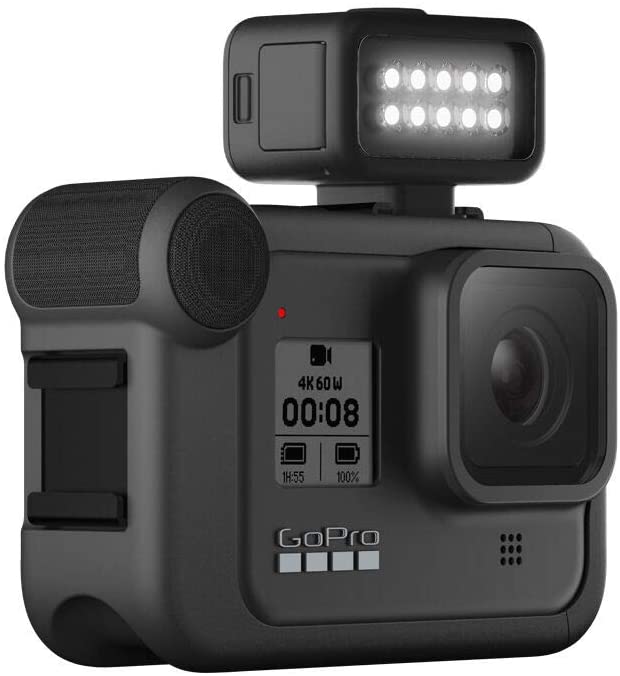 GoPro Light Mod, (HERO8 Black) - Official GoPro Accessory, ALTSC-001 + Sandisk Extreme 32GB MicroSDHC Card, and Memory Card Reader…