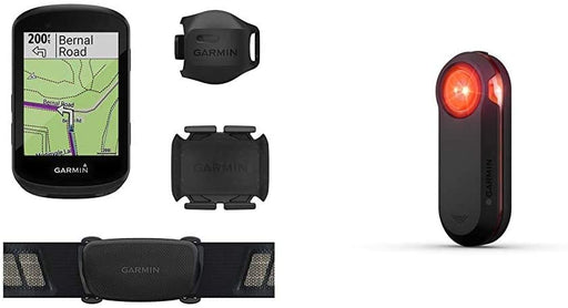 Garmin Edge 530 Sensor Bundle, Performance GPS Cycling/Bike Computer with Mapping, Dynamic Performance Monitoring and Popularity Routing & Varia RTL510, Bike/Cycling Radar Tail Light