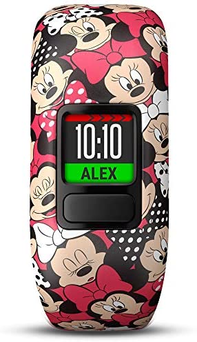 Garmin Vivofit Jr 2 with Two Stretchy Bands (Minnie Mouse & Black)