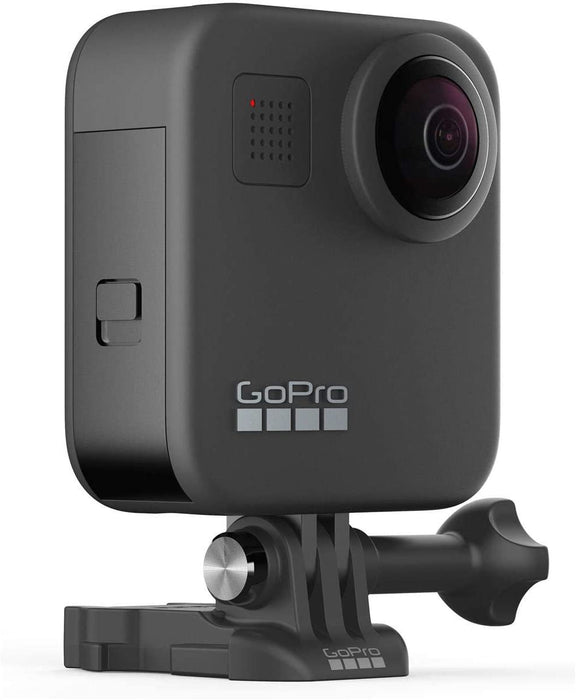 GoPro MAX Waterproof 360 Camera + HERO Style Video with Touch Screen, Spherical 5.6K30 UHD Video 16.6MP 360 Photos 1080p Live Streaming Bundle with Hand Grip, 32GB microSD Card, Cloth