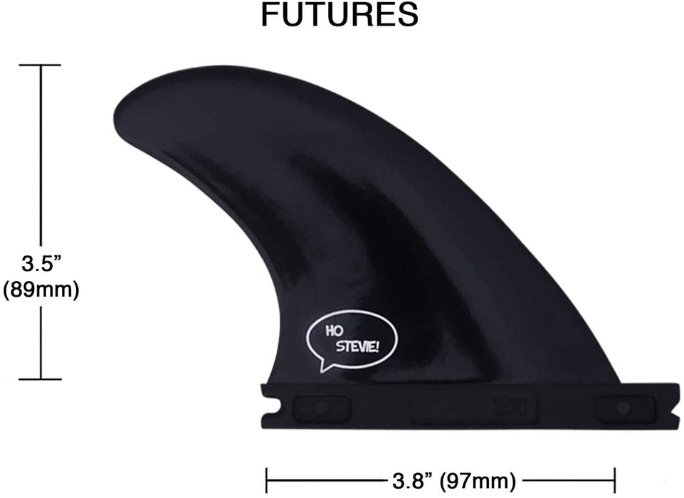 Ho Stevie! Surfboard Side Bite Fins/Rear Trailer Fins (FCS or Futures) [Choose Color]