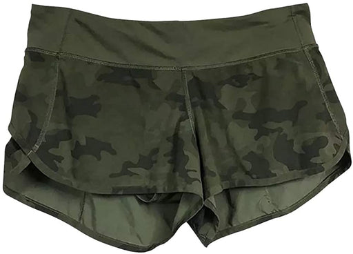 Lululemon Speed Short (8, Savasana Camo Fatigue Green)