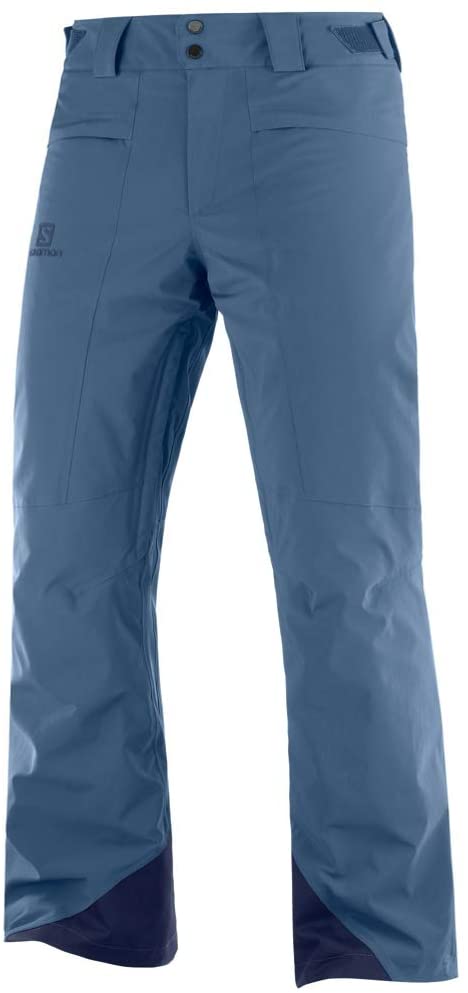 Salomon Brilliant Mens Ski Pants - Large/Dark Denim