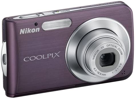 Nikon Coolpix S210 8MP Digital Camera with 3x Optical Zoom (Plum)
