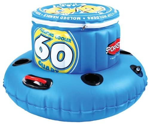 SPORTSSTUFF Inflatable Floating Cooler, 60 Quart