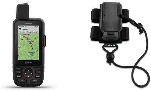 Garmin GPSMAP 66i GPS Handheld and Satellite Communicator Bundle with Garmin Backpack Tether Accessory for Garmin Devices