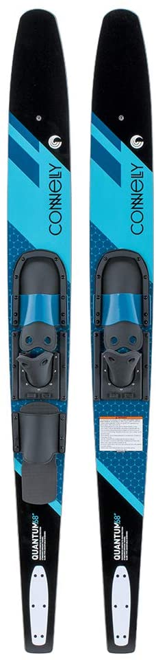 CWB Connelly 61200342-CON Quantum Waterskiing Lake Water Sports Skis with Bindings 68-inch, Blue