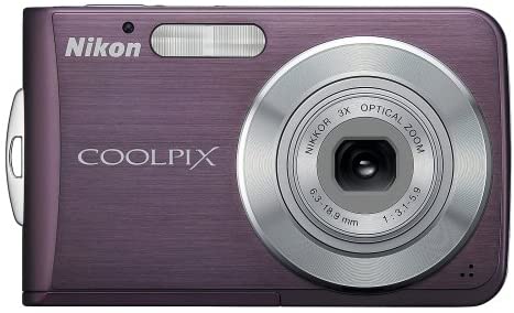 Nikon Coolpix S210 8MP Digital Camera with 3x Optical Zoom (Plum)