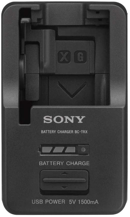 Sony BCTRX  Battery Charger for X/G/N/D/T/R and K Series Batteries (Black)