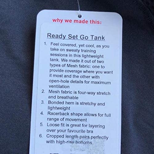 Ready Set GO Tank - Black (Size 12)