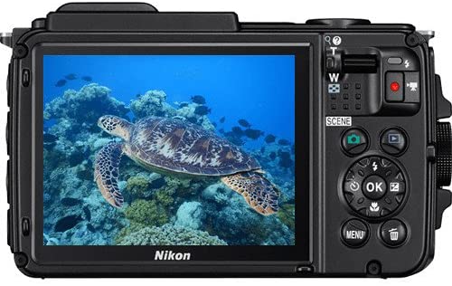 Nikon Coolpix AW130 16.0-Megapixel Waterproof Digital Camera with 5X Optical Zoom NIKKOR ED Wide-Angle Glass Lens, Built-in Wi-Fi, NFC and GPS (Orange)
