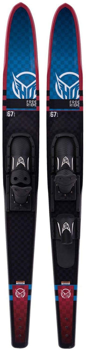 HO Freeride Combo Skis w/Adjustable Horseshoe Bindings Sz 67in/One Size