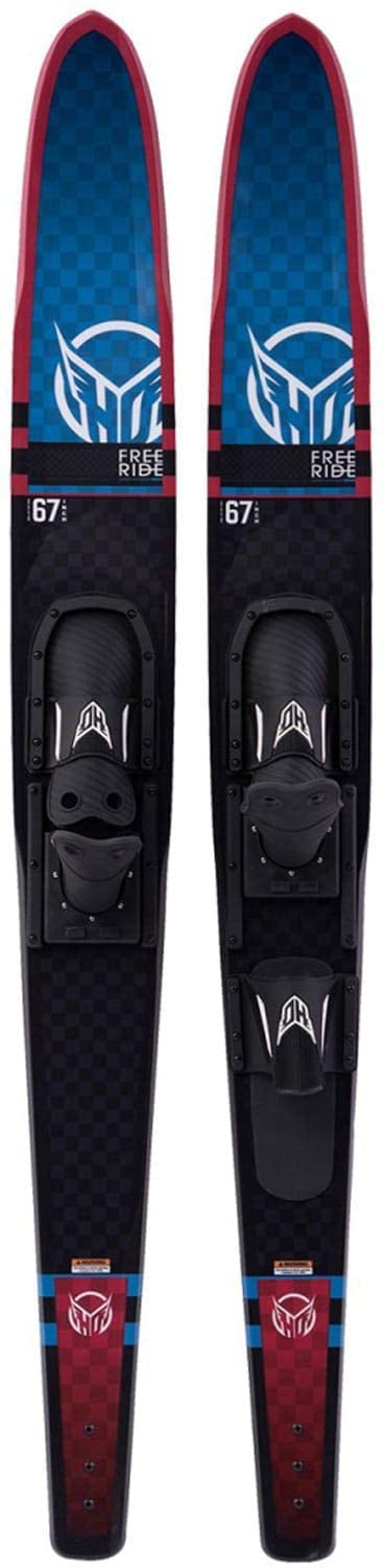 HO Freeride Combo Skis w/Adjustable Horseshoe Bindings Sz 67in/One Size