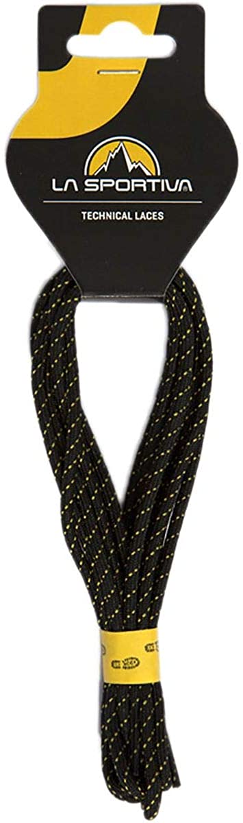 LA SPORTIVA Approach Laces 147/58 Black/Yellow – Quick Cord, Unisex Adult, Multicoloured (Black/Yellow)