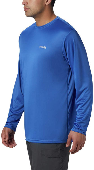 Columbia Men's Terminal Tackle PFG State Triangle Long Sleeve, Moisture Wicking