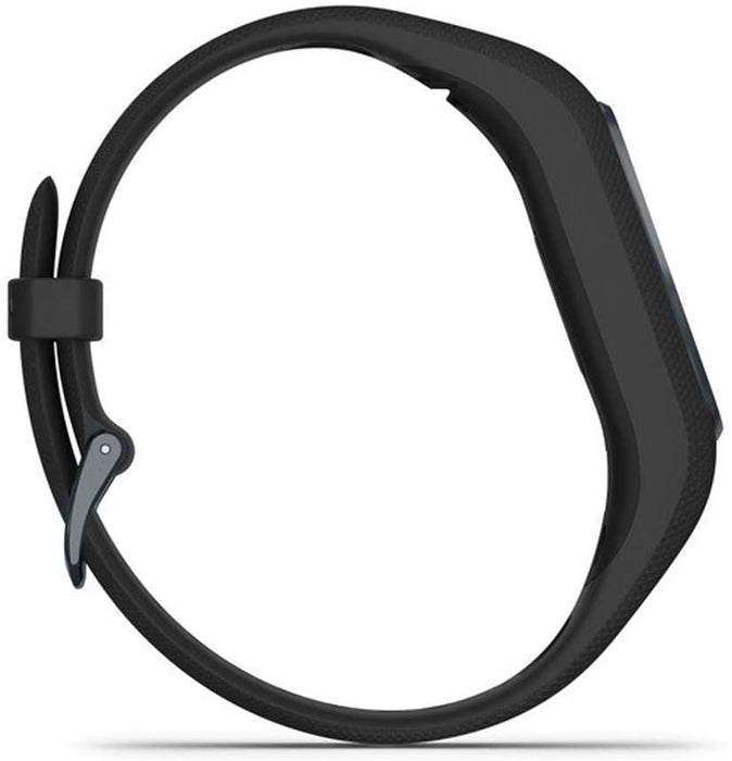 Garmin Vivosmart 4 Activity & Fitness Tracker Black with Midnight Hardware (S/M) (010-01995-10) with Tech Smart USA Fitness & Wellness Suite