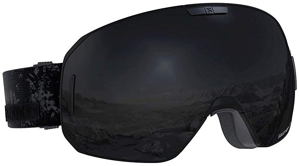 Salomon S/MAX Unisex OSFA Skiing Snowboarding Goggles w/ 1 Extra Lens, Black