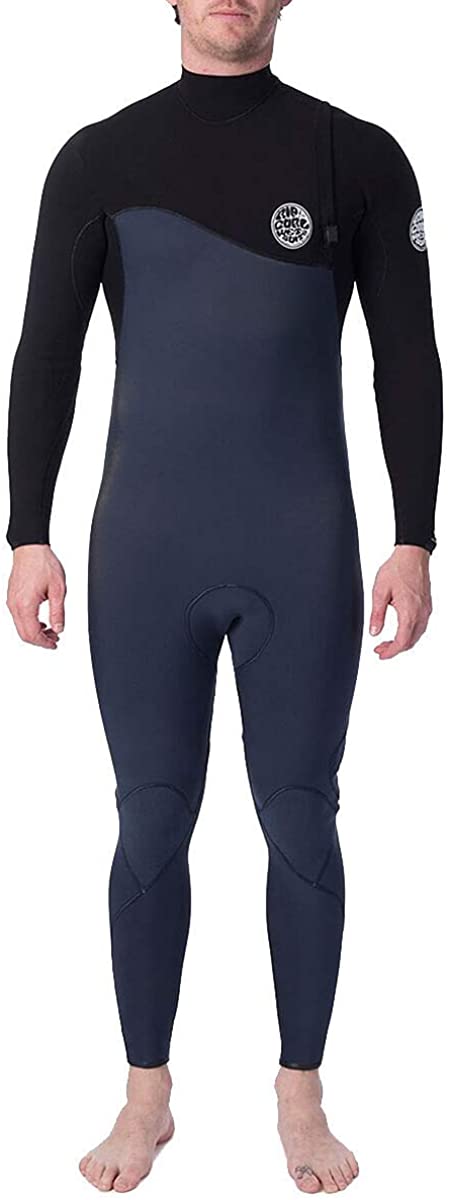 Rip Curl FLASHBOMB 4/3 Zip Free Fullsuit Wetsuit, Stealth, Small