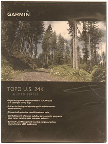 Garmin US TOPO! 24K Topographical Maps of Washington and Oregon (microSD/SD Card)