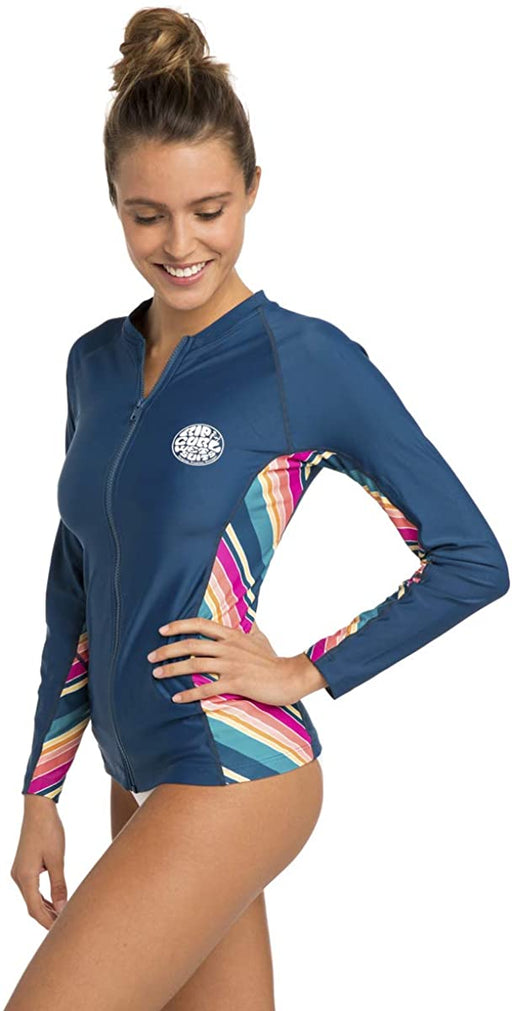 Rip Curl Hanna Long Sleeve Zip UP Rash Guard