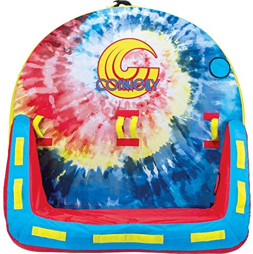 CWB Connelly Super Fun 2 Towable Tube, red/Blue/Yellow, One Size