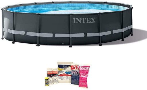 Intex 16ft x 48in Ultra XTR Round Frame Above Ground Pool, Pump, & Cleaning Kit