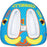 CWB Connelly Double Trouble 2 Person 66x72 Inch Partially Covered Cockpit Style Inflatable Boat Towable Water Inner Tubing Tube