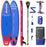 Aquaplanet 10ft 6" x 15cm PACE Stand Up Paddleboard - Incl: SUP, Hand Air Pump w/Pressure Gauge, Adjustable Aluminum Floating Paddle, Repair Kit, Rucksack, Coiled Leash & 4 Kayak Seat Ring Fittings
