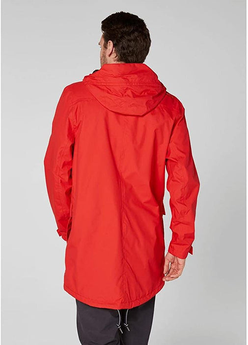 Helly-Hansen Mens Captains Waterproof Windproof Hooded Rain Parka Jacket