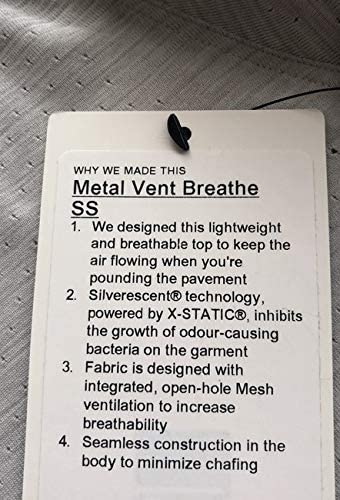 Lululemon Metal Vent Breath SS - CERM/WHT