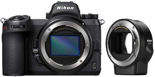 Nikon Z 6II FX-Format Mirrorless Camera Body with Nikon Mount Adapter FTZ (International Model)