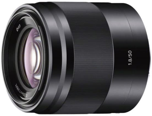 Sony - E 50mm F1.8 OSS Portrait Lens (SEL50F18/B)