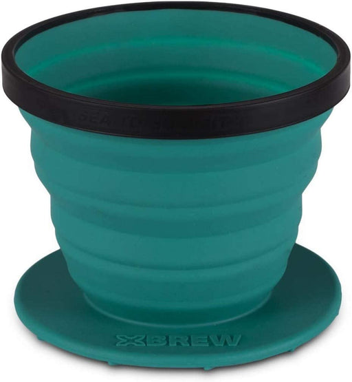 Sea to Summit X-Brew Coffee Dripper - Collapsible Pour Over Coffee Filter - Dishwasher Safe, Pacific Blue