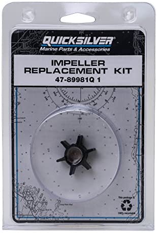 Quicksilver 89981Q1 Water Pump Repair Kit - 8 and 9.9 Horsepower Mercury and Mariner 4-Stroke Outboards with Standard Gearcase