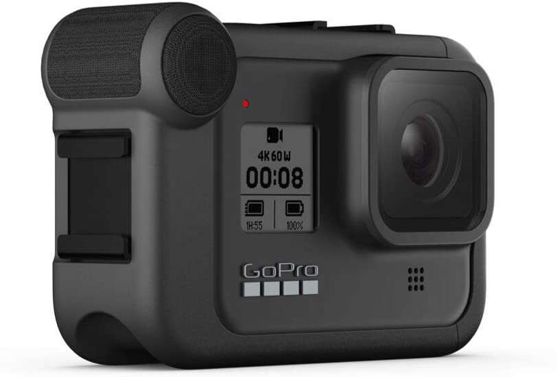GoPro Media Mod, (HERO8 Black) - Official GoPro Accessory (AJFMD-001) + Sandisk Extreme 32GB MicroSDHC Card and Memory Card Reader,
