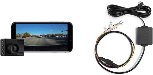 Garmin Dash Cam 56, Wide 140-Degree Field of View in 1440P HD, Very Compact with Automatic Incident Detection and Recording & 010-12530-03 Parking Mode Cable, 6.60" x 2.70" x 2.00", Black