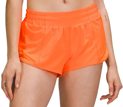 Lululemon Hotty Hot Reflective Sides Shorts-Grapefruit