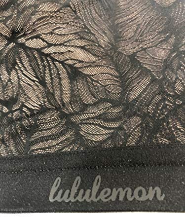 Lululemon Shadow MESH Bra Leaf - BLK/Muus
