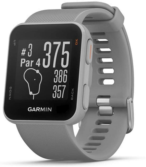 Garmin Approach S10 Lightweight GPS Golf Watch, Powder Grey (010-02028-01) Bundle with 1 Year Extended Warranty
