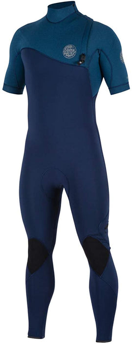 Rip Curl E Bomb Zip Free Entry 2/2mm Short Sleeve Full Wetsuit