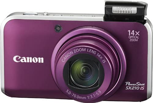 Canon PowerShot SX210IS 14.1 MP Digital Camera with 14x Wide Angle Optical Image Stabilized Zoom and 3.0-Inch LCD - Black (Discontinued by Manufacturer)