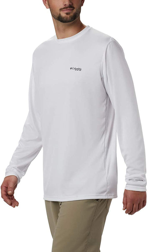 Columbia Men's Terminal Tackle PFG State Triangle Long Sleeve, Moisture Wicking