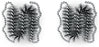 Weber 6709 Style Replacement 2-Pack Brush Heads, Silver