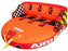 Airhead Great Big Mable | 1-4 Rider Towable Tube for Boating, Orange, Red, Yellow
